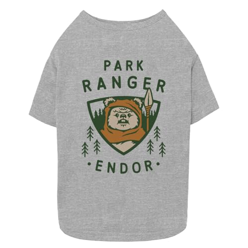 STAR WARS Park Ranger Endor T-Shirt für Hunde und Katzen, Athletic Heather, Größe M von Star Wars