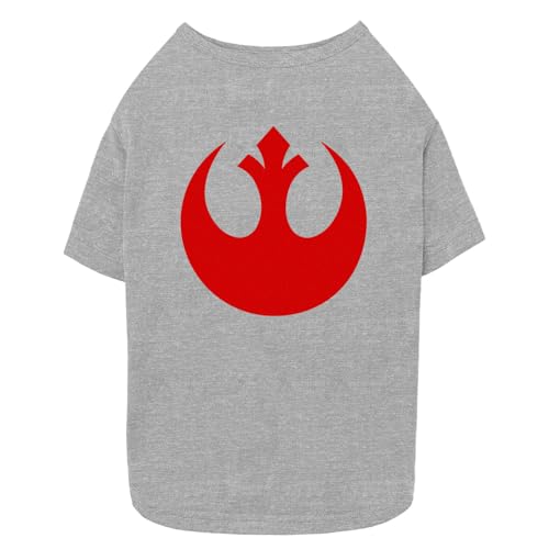 STAR WARS T-Shirt für Hunde und Katzen, Alliance Emblem, Athletic Heather, Größe M von Star Wars