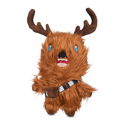 STAR WARS for Pets Hundespielzeug Chewbacca Rentier Quietschendes Hundespielzeug,Weiches Plüsch-Hundespielzeug, Chewbacca Hundespielzeug,Kleines Hundespielzeug 15.2 cm (FF24146) von Star Wars