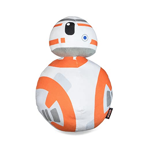 Star Wars BB-8 Plüsch-Quietschspielzeug, 22.9 cm, BB-8 Plüsch-Quietschspielzeug, Star Wars Spielzeug für Hunde, Mandalorian BB-8 Stofftier, Kauspielzeug, quietschendes Hundespielzeug (FF19162) von Star Wars