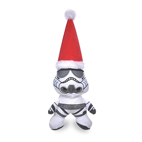 Star Wars Hundespielzeug Storm Trooper Spielzeug für Urlaub,Santa Storm Trooper Hund Quietschspielzeug Hund Kauspielzeug,Urlaub Hundespielzeug Star Wars Plüschtiere,15.2 cm kleines Hundespielzeug von Star Wars