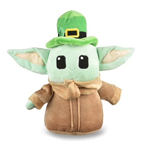 Star Wars St Patty's Grogu Leprechaun Quietschspielzeug für Hunde, 22,9 cm von Star Wars