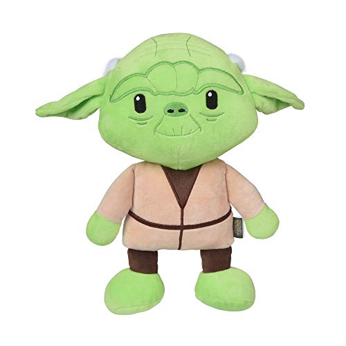 Star Wars Yoda Hundespielzeug für Haustiere, 30,5 cm, Plüschspielzeug für Hunde, grünes Yoda-Figur, Spielzeug, große Star Wars, Plüschtiere, Stoff, Plüschspielzeug, quietschendes Star Wars Plüschspielzeug für große Hunde von Star Wars