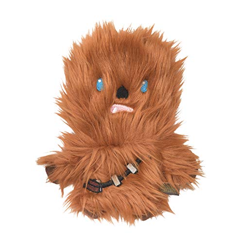 STAR WARS for Pets Plüsch Chewbacca Flattie Hundespielzeug | Weiches Spielzeug für Hunde, Braun, Groß – 22,9 cm | Niedliches Hundespielzeug, Quietschendes Kauspielzeug für Haustiere von Star Wars