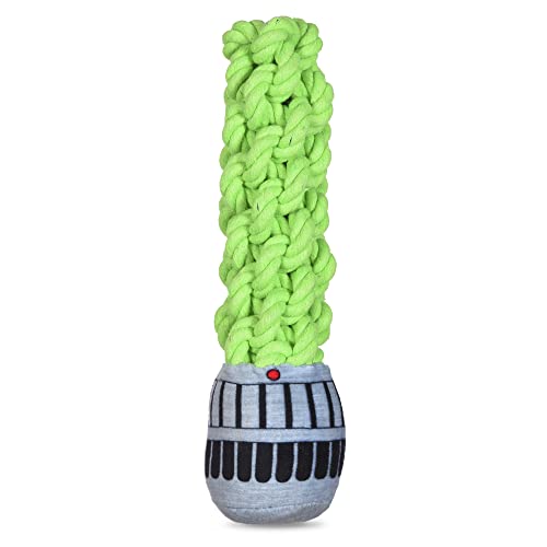 STAR WARS for Pets Green Lightsaber Oxford Rope Squeak Chew Toy for Dogs Toy for Dogs | Squeaky Dog Toys, Dog Chew Toys, Sturdy Rope Dog Toys, Gifts for Fans von Star Wars