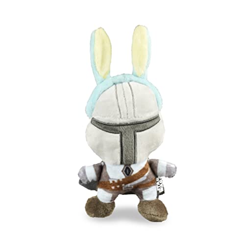 STAR WARS Osterhase, 15,2 cm, Mandalorianisches Osterhase, Quietschspielzeug, 15,2 cm, Plüschspielzeug, Mandalorianer, für Hunde, Ostern, gefüllt, Mandalorianer, FF19490 von Star Wars