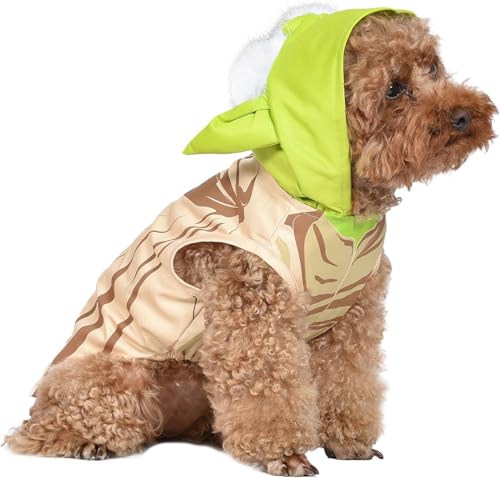 Star Wars: Yoda Halloween 2022 Haustier Kostüm - Größe S - | Star Wars Halloween Kostüme für Hunde, lustige Hundekostüme | Offiziell Lizenziertes Star Wars Hund Halloween Kostüm von Star Wars