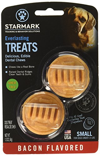 (3 Pack) StarMark Everlasting Bacon Dog Dental Chews, Small (2 Chews Per Pack / 6 Total) von StarMark