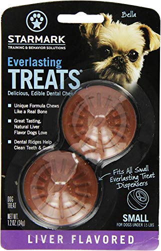 StarMark EVERLASTING DOG TREAT Hard Chew LIVER SMALL - 2 Pack von StarMark