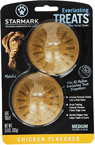 StarMark Everlasting Dog Treat Hard Chew Chicken Medium - 3 Pack von StarMark