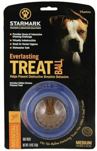 StarMark Everlasting Treat Ball Medium w/ USA Treat for Dogs von StarMark