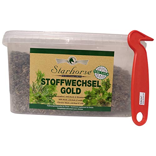 1 KG BriReTEC® Starhorse Stoffwechsel Gold Kräuter für Pferde Leber-Nieren Entgiftung von Starhorse - BriReTEC