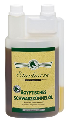 Starhorse Schwarzkümmelöl ägyptisch, 1000 ml Dosierflasche von Starhorse