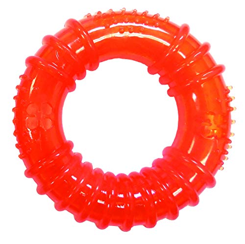 Starmark LOOPER Spielzeug zum Befüllen mit Leckerlies für Hunde LARGE - ca. 18 cm - orange von Starmark