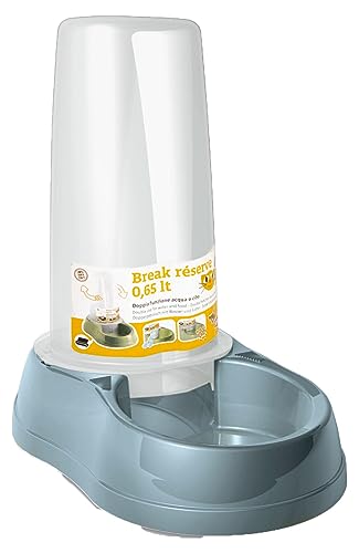 Kerbl 80833 Wasser und Futterautomat, 0,65 L, Blau, 12 Stück von Stefanplast