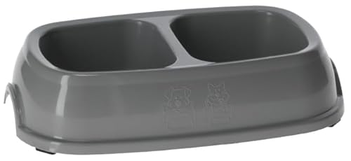 Stefanplast Brick 11 Doppelnäpfe für Katzen und Hunde, 1 Stück Stefanplast Brick 11 Doppelnäpfe für Katzen und Hunde, 1 Stück von Stefanplast