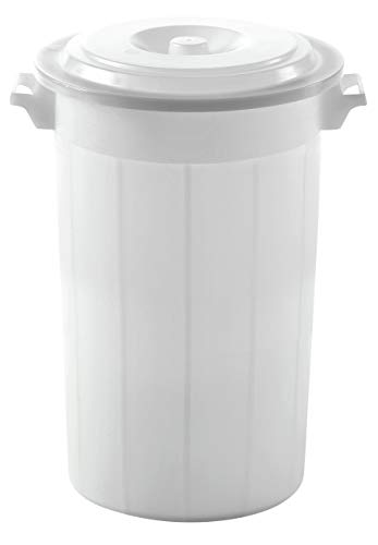 Stefanplast Kerbl 3210250 Futtertonne mit Deckel 100ltr. weiß von Kerbl