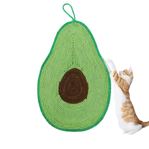 STGBCST Katzenkratzmatte Kaktus-Katzenkratzmatte natürliche Sisalmatte für Drinnen Indoor-Spielzeug, Avocado Katzenkratzmatte 53x28cm(Vier Optionen) Kratzmatte (Stil 2) von Stgbcst