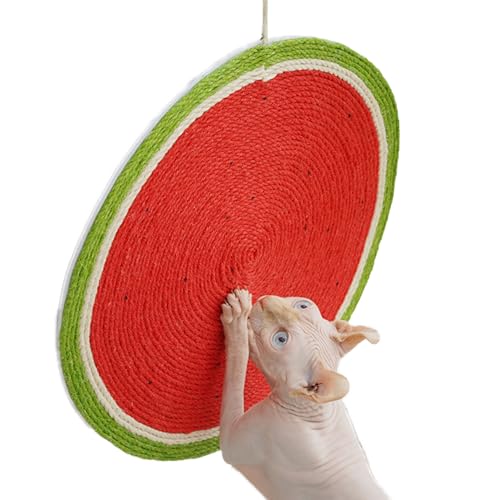 STGBCST Katzenkratzmatte Kaktus-Katzenkratzmatte natürliche Sisalmatte für Drinnen Indoor-Spielzeug, Avocado Katzenkratzmatte 53x28cm(Vier Optionen) Kratzmatte (Stil 3) von Stgbcst