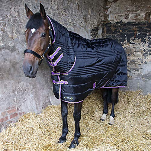 StormX Original 200 Combi Stable Stable Rug 5ft Black Purple Yellow von StormX