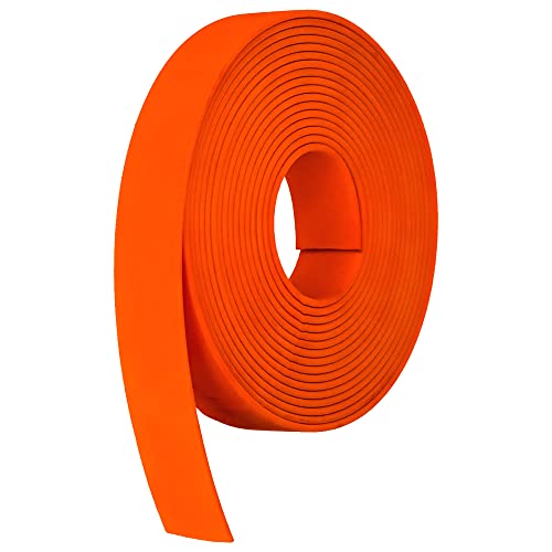 Strapworks BioThane Beta Series Coated Webbing, 1 Inch x 5 Yards, Hot Orange von Strapworks