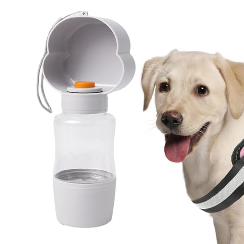 Outdoor-Wasserflaschen für Hunde,400 ml geruchlose Hunde-Trinkflaschen für unterwegs | Haustierzubehör für Hundefütterung auf Reisen, Wandern, Spazierengehen, Picknicken, Camping von Stronrive