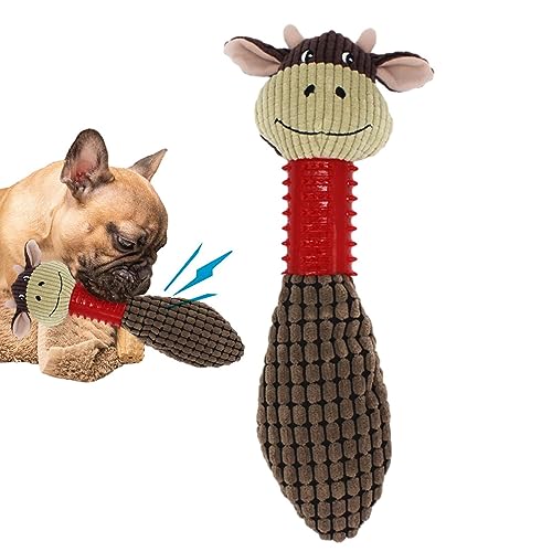 Stronrive Kauspielzeug für Hunde | Hundespielzeug für Welpenkauer,Quietschendes interaktives Hundespielzeug, Beißspielzeug in Tierform für kleine und mittelgroße Hunde von Stronrive