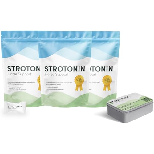 Strotonin Horse Support bei Stress, Angst und Unruhe (180 Einzeldosen) von Strotonin