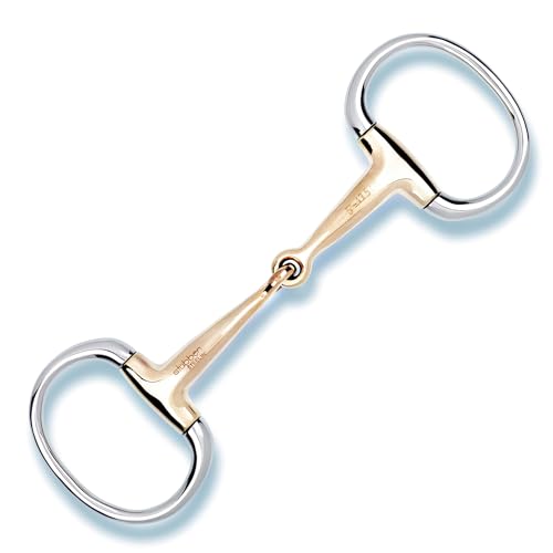 Stübben Gebiss 2236 Olivenkopftrense einfach gebrochen - 12,5 cm - 16 mm - Sweet Copper von Stübben