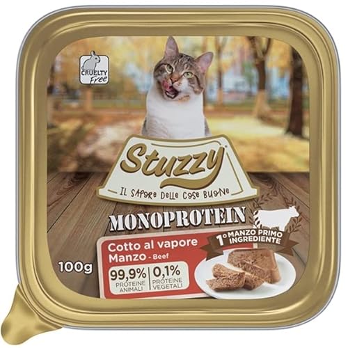 Mister Cat Feuchte Katze Monoprotein Rindfleisch 100 g von Stuzzy