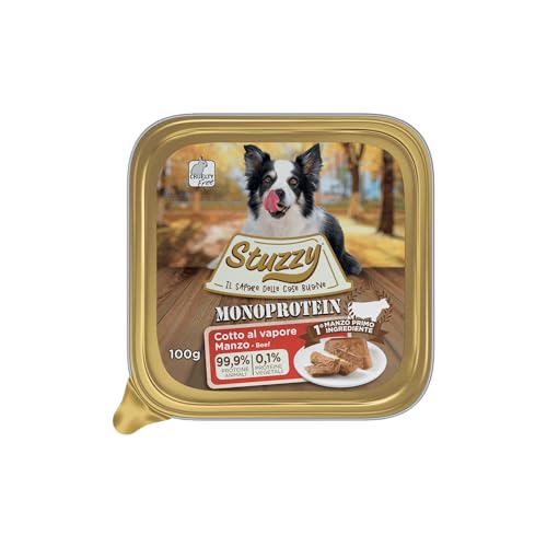 Mister Stuzzy Feuchter Hund Monoprotein Rindfleisch 100 g von Stuzzy