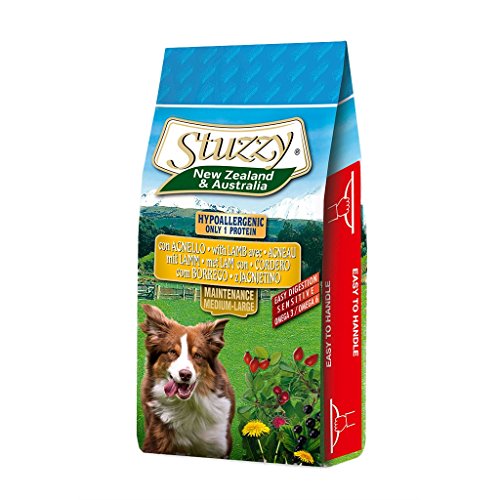 Stuzzy, Trockenfutter für Erwachsene Hunde mit Lammgeschmack, Croccantini - Linie New Zealand & Australia Format Beutel mit 12 kg von Stuzzy