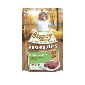 Stuzzy Cat Grain Free Monoprotein Kalb Katzen-Nassfutter (85 g) 1 Karton (20 x 85 g) von Stuzzy