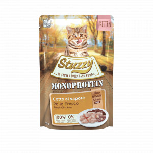 Stuzzy Cat Grain Free Monoprotein Kitten Huhn Katzen-Nassfutter (85 g) 1 Karton (20 x 85 g) von Stuzzy