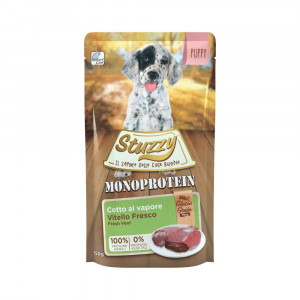 Stuzzy Dog Grain Free Monoprotein Kalb Welpen-Nassfutter (150 g) 12 x 150 g von Stuzzy