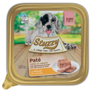 Stuzzy Pastete mit Huhn Welpen-Nassfutter (150 g) 1 Palette (22 x 150 g) von Stuzzy