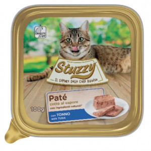 Stuzzy Pastete mit Thunfisch Katzenfutter 100 gr 1 Palette (32 x 100 g) von Stuzzy