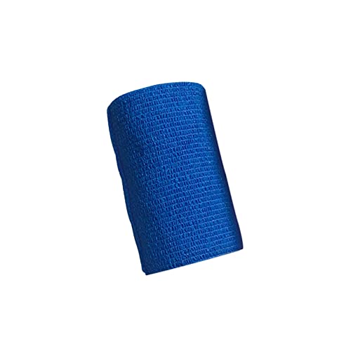 Suammiitstrieadea Vet Wrap, Vliesstoff, elastisch, selbstklebend, für Hunde, 10,2 cm breit, Blau von Suammiitstrieadea