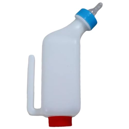 Aufzuchtflasche Kälber, Lämmerflasche Ziege, Aufzuchtflasche, Flasche Für Lämmer, Nutztier Aufzuchtflaschen, Kleine Lammflasche, Ziegenflasche, Lamm-Stillflaschen, Trinkflasche Mit Weichem Nippel von Sucritude