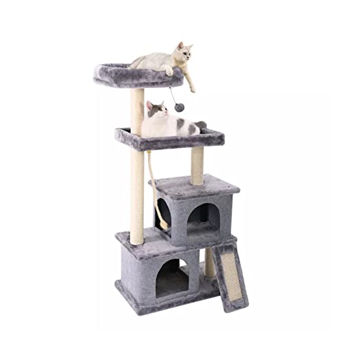 2022 New Cat Scratcher Tower Wohnmöbel Kratzbaum Haustiere Hängematte Sisal Katze Kratzbaum Klettergerüst Spielzeug Geräumige Sitzstange von Sudemota