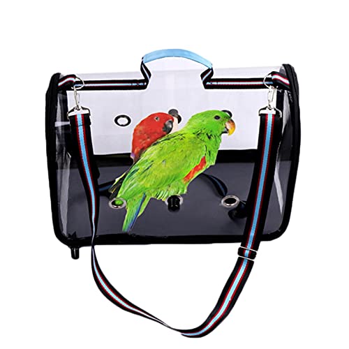 Vogelkäfig Großer Vogelkäfig Praktische Vogelreisetasche Tragbarer Haustiervogel Transparente leichte Reisevogelkäfigabdeckungen for Reisen im Freien Kakadukäfig ( Color : XS ) von Sudemota