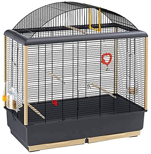 Vogelkäfig Stand Haustier Vogelkäfige Papagei Haustierhaus Flugkäfig Edelstahl Vogelkäfig Drossel Taube Villa Papageienkäfig Großer Vogelkäfig ( Color : XS ) von Sudemota