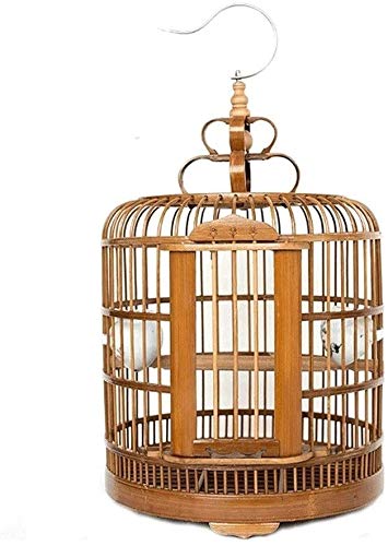 Vogelkäfig Stand Pet Bird Flight Cages Parrot Pet House Vogelkäfige Canary Parrot Bird Cage Creative Pet Supplies Durchmesser 33cm von Sudemota