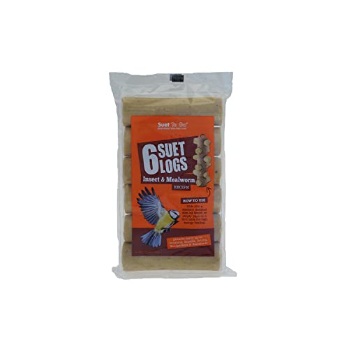 Unipet Suet to Go Bird Food Suet Logs (Flavour: Insect) von Suet To Go