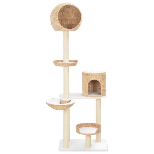 Sufrk Katzen-Kratzbaum Sisal Katzenkratzbaum Cat Tree Katzen Kratzbaum Katzen ZubehöR Indoor Seegras - 170734 von Sufrk