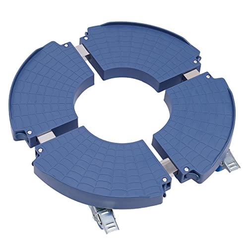 SuhoFutus Edelstahl Pflanzenroller mit Bremsen - Ø 40-58.5cm einstellbare Größe, Großer Rollbrett Pflanzen Tragkraft 400kg, für Pflanzenroller Bewegen Schwerer Lasten im Außen und Innenbereich von SuhoFutus