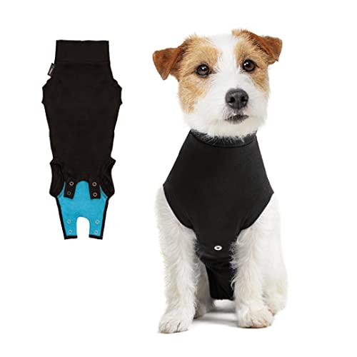 Suitical Recovery Suit Hund, XXS, Schwarz von Suitical