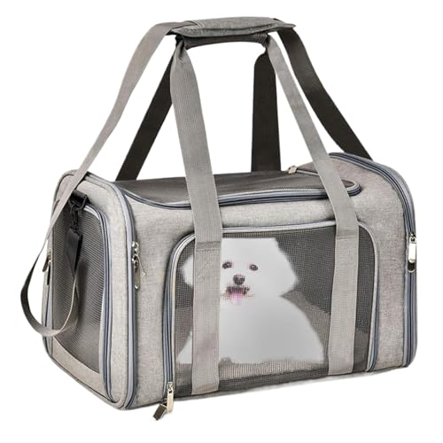 Cat Carrier Bag, Pet Carrier Bag, Portable Pet Carrier, Foldable Pet Bag, Cat Carrier Hand Bag, Comfortable and Spacious Portable and Foldable Breathable Mesh for Cats and Puppies von Sulxyi