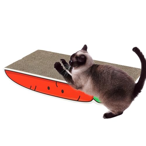 Cat Scratcher, Cat Scratch Board, Cat Board, Cat Scratching Mat, Cat Scratching Cardboard, Unique Vegetable Shapes Engages and Entertains Easy to Assemble and Use for Indoors von Sulxyi