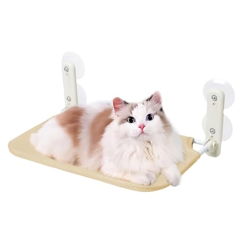 Cat Window Perch, Folding Cat Hammock, Suction Cup Cat Hammock, Cat Window Seat, Cat Hammock Window, Sturdy and Safe Convenient Cordless Design for Glass Window and Interior Walls von Sulxyi